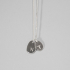 KETTING MET INITIALEN HANGER IN 14K GOUD 